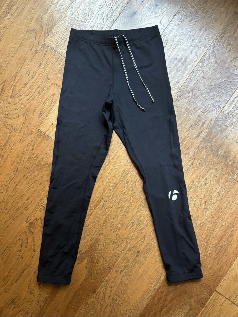 Bontrager black reflective cycling tights size US small